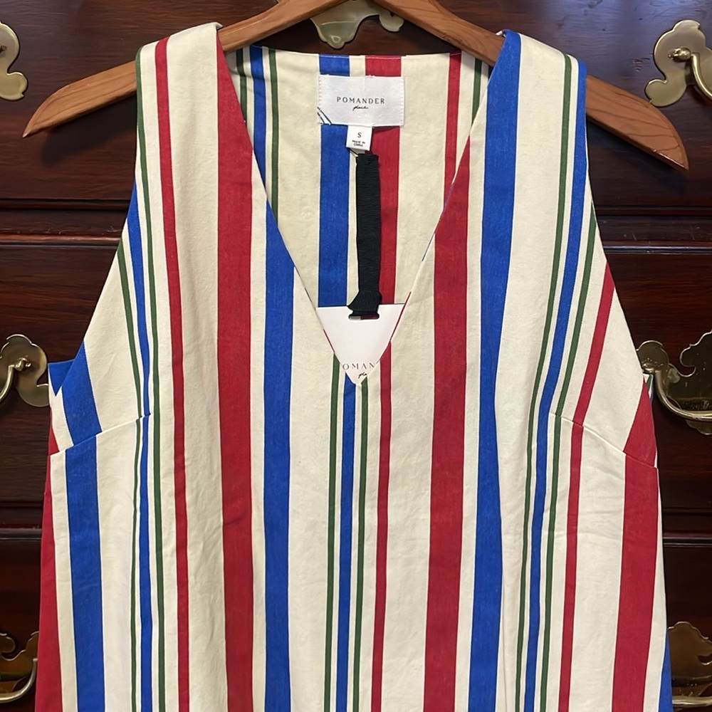 New Tuckernuck Pomander Place Americana Stripe Kira Mini Dress size Small - Picture 6 of 14